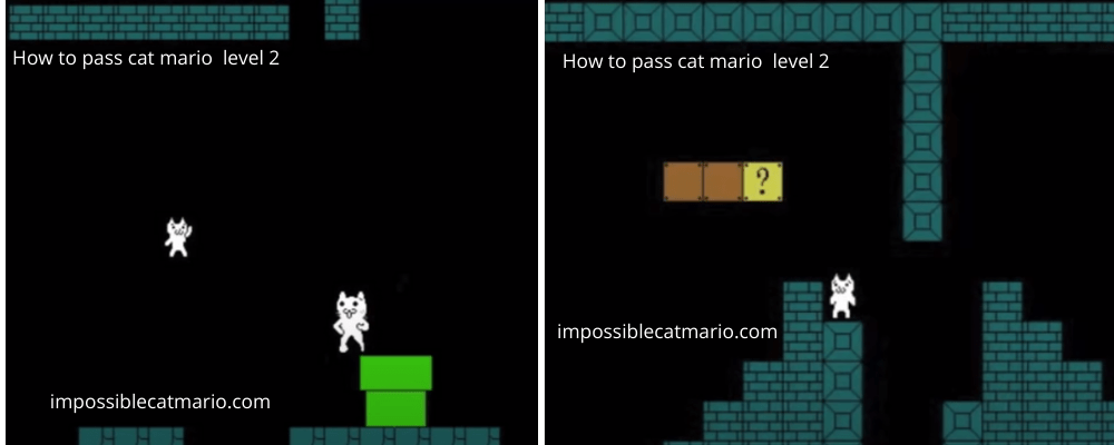 Cat Mario #2 - ¡Debes Ser Optimista! (Nivel 2) 