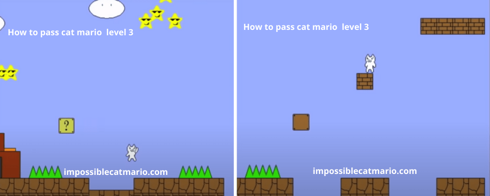 Cat Mario on Poki se, man i wasn't prepared for this evil game. 