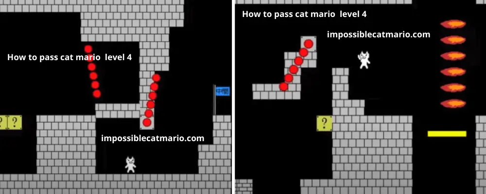 How to pass Cat Mario level 4